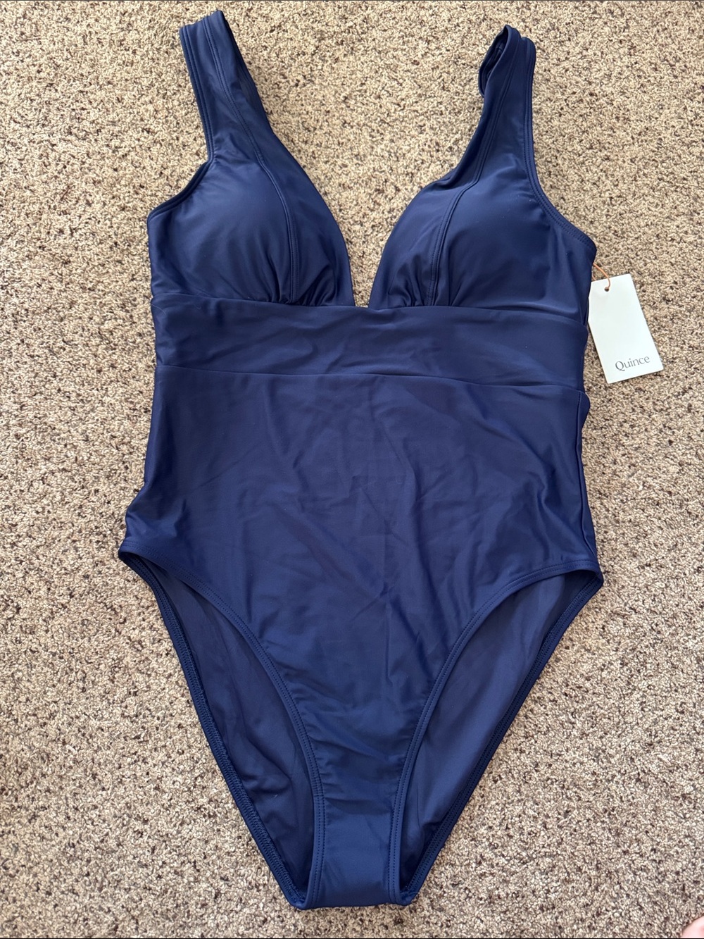 Quince Navy One-Piece Swimsuit